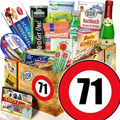 Abbildung von Spezial Geschenk Box/Ossi Paket L/Geburtstag 71 / Box Mutti