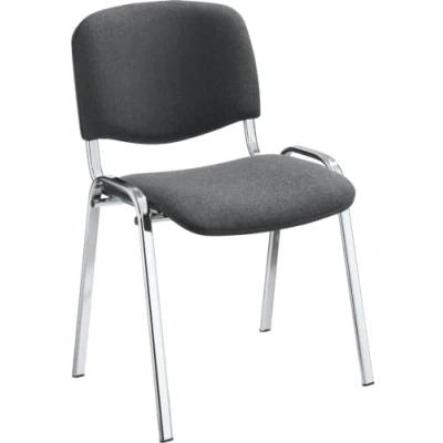 Abbildung von Nowy Styl Stapelstuhl ISO Basic ohne Armlehnen, Verschiedene Gestellfarben (Anthrazit, Gestell: Chrom)
