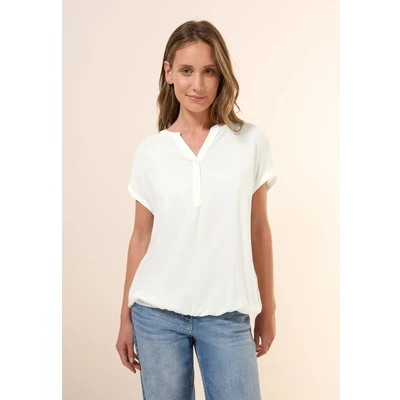 Abbildung von Cecil Kurzarm Bluse, Damen, Größe: Large, Weiß