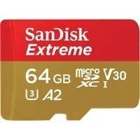 Abbildung von SanDisk MicroSDXC Extreme 64 GB 170 MB/s + SD Adapter