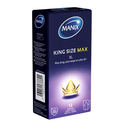 Abbildung von «KingSize» Max XL hauchzarte Kondome mit Spezialform (12 Kondome) 12 St