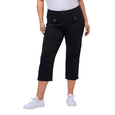 Abbildung von Ulla Popken Funktionshose Hose Mony wadenlang Zipptaschen Stretch