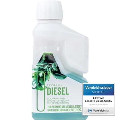 Abbildung von LIFETIME Longlife Diesel Additiv Konzentrat Zusatz Reicht für 4 5 Tankfüllungen Reiniger I Systemreiniger DPF Injektor 250ml