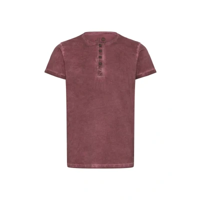 Abbildung von Solid Sdtihn Tshirt basic, Herren, Größe: XL, Wine red