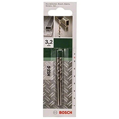 Abbildung von Bosch Accessories 2609255039 HSS Metall Spiralbohrer 3.2 mm Gesamtlänge 65 geschliffen DIN 338 Zylinderschaft 2 St.