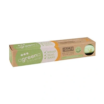 Abbildung von Agreena FD935 3 in 1 wiederverwendbare Lebensmittelverpackungen, 450 mm x 300 mm, Grün, 2 Stück