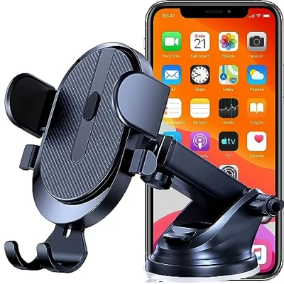 Abbildung von Retoo Handyhalterung Auto, Kfz Handyhalterung, Auto Handyhalter Saugnapf für Armaturenbretter, Scheibe, Schreibtisch, Universal Pkw Autotelefonhalte, Halterung kompatibel alle Smartphones