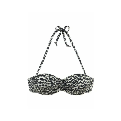 Abbildung von LASCANA Bügel Bandeau Bikini Top &quot;Clara&quot;, mit Wickeloptik