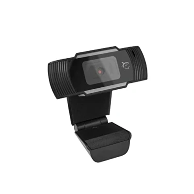 Abbildung von White Shark, Cyclops, PC Webcam mit USB Kabel, High DPI 1080P Full HD, Kompatibel Windows und Macos, Framerate 30 fps, Schwarz