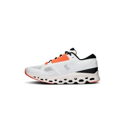 Abbildung von On Cloudstratus Laufschuh Stabilität, Herren, Größe: 42, White sand Schuhe
