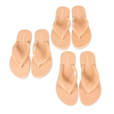 Abbildung von Amazon Essentials Damen Flipflops, 3er Pack, Beige, 39 EU