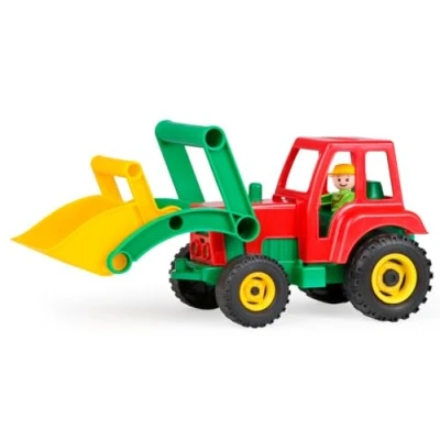 Abbildung von Lena® Spielzeug Traktor Aktive, mit Frontschaufel, Made in Europe