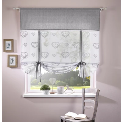 Abbildung von Home affaire Gardine &quot;Louis&quot;, (1 St.), halbtransparent, nachhaltig, einseitig bedruckt