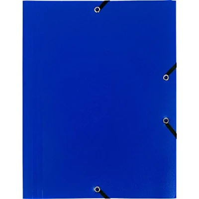 Abbildung von Exacompta Eckspannmappe A4 PP 400my blau