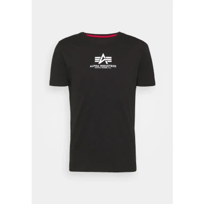Abbildung von ALPHA INDUSTRIES Herren Basic T Ml Shirt, Schwarz, XS