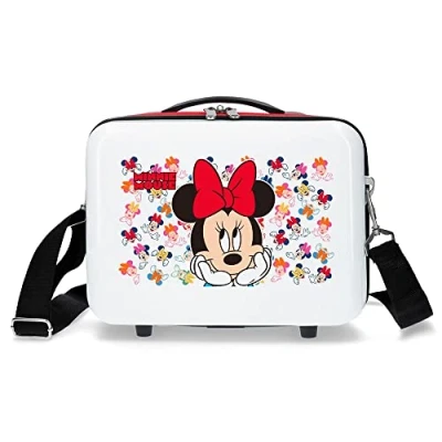 Abbildung von Disney Minnie Diva Kulturbeutel, anpassbar, mit Umhängetasche, mehrfarbig, 29 x 21 15 cm, ABS, 9,14 l, 0,6 kg, bunt, Anpassbare Kulturtasche Umhängetasche