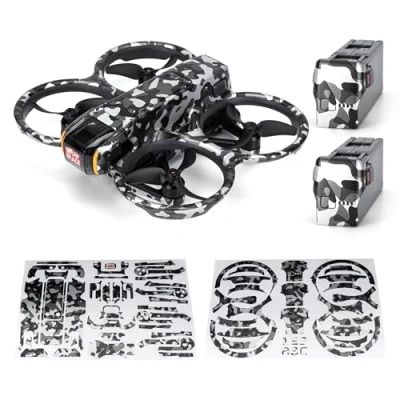 Abbildung von WRAPGRADE Skin Aufkleber Kompatibel mit DJI Avata 2 (Grayish Camo)