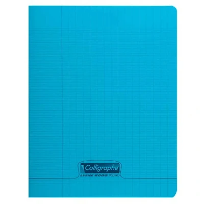 Abbildung von Clairefontaine 18242C Heft / Schulheft Calligraphe 17x22 cm, 70 Blatt, französische Lineatur, 90g, Blau, 1 Stück