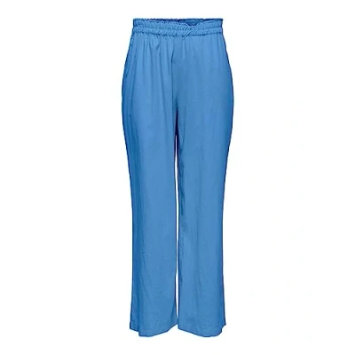 Abbildung von ONLY Women&#039;s ONLTOKYO HW Linen Blend ST Pant PNT NOOS Leinenhose, Provence, XL / 32L