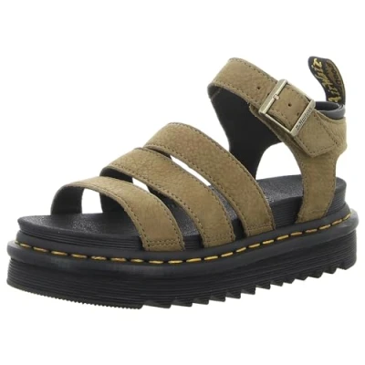 Abbildung von Dr. Martens Blaire Plateausandalette Muted olive, Damen, Größe: 40, olive Schuhe