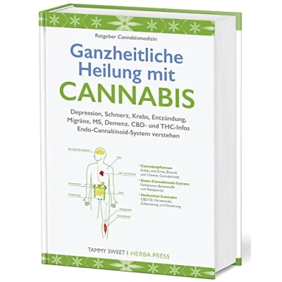 Abbildung von Ganzheitliche Heilung mit Cannabis: Depression, Schmerz, Krebs, Entzündung, Migräne, MS, Demenz. CBD und THC Infos. Hanf
