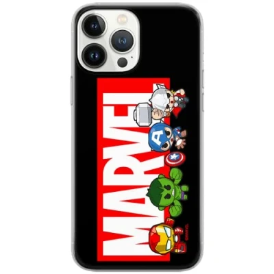 Abbildung von ERT GROUP Handyhülle für Apple iPhone XR Original und offiziell Lizenziertes Marvel Muster 010 optimal an die Form des Handy angepasst, hülle aus TPU