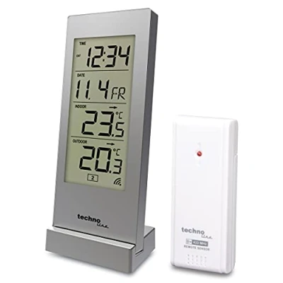 Abbildung von technoline Wetterstation WS 9767, silber