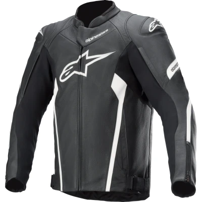 Abbildung von Alpinestars Faster V2 Leather Jacket Black/White, 54