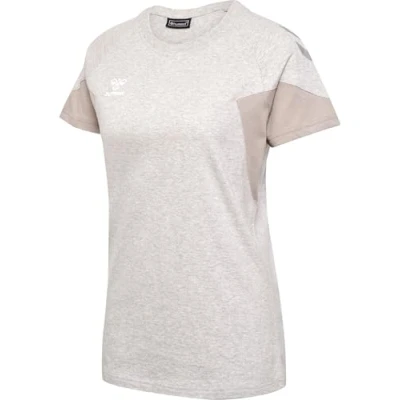 Abbildung von Hummel Tshirt print, Damen, Größe: 42, Light grey melange