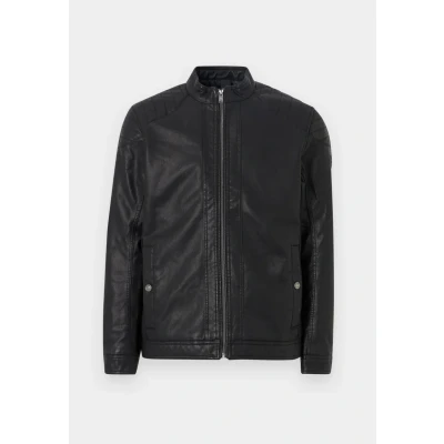 Abbildung von TOM Tailor Kunstlederjacke, Herren, Größe: Small, Black