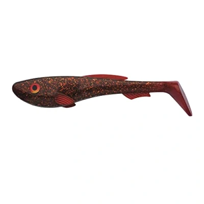 Abbildung von Beast Paddel Schwanz 170mm Lava Motoroil Gummifisch