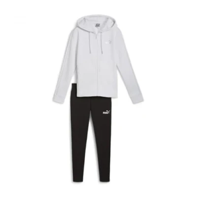Abbildung von Puma Tracksuit SET Trainingsanzug, Damen, Größe: Small, Silver mist