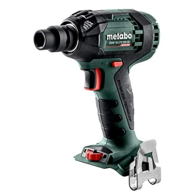 Abbildung von Metabo SSW 18 LTX 300 BL, Schlagschrauber, Schwarz, Grün, Rot, Aluminium, 1/2, 2650 RPM, Nm SOLO