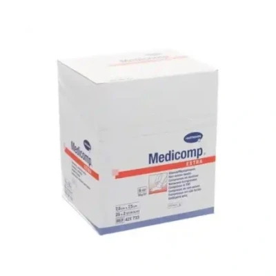 Abbildung von Medicomp Extra 6 Schichten 7,5 x cm pro 2 Stück, sterile Box 25 2,5