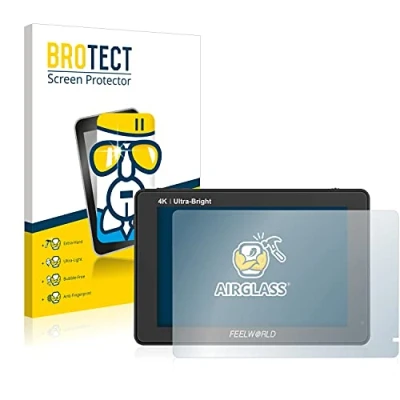 Abbildung von BROTECT Schutzglas für Feelworld LUT7 7&quot; Schutzfolie Panzer Folie Glas [Extrem Kratzfest 9H, Anti Fingerprint, Ultra Transparent]