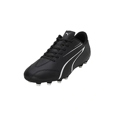 Abbildung von PUMA Vitoria FG/AG Jr Soccer Shoe, Black White, 32.5 EU