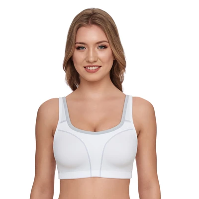 Abbildung von Susa Sport BH MOVE HIGH Bustier, Damen, Größe: 100A, Weiß grau