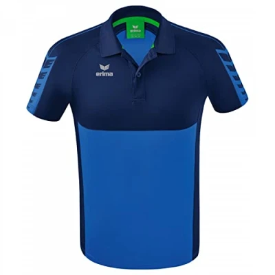 Abbildung von Erima Herren Six Wings Sport Polohemd, new royal/new navy, XL