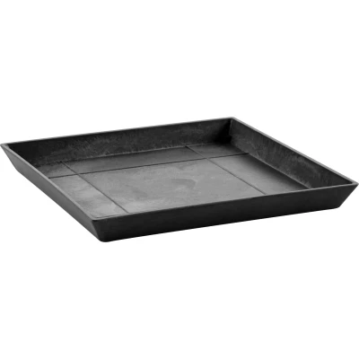 Abbildung von Ecopots saucer square 43.5 cm dunkelgrau