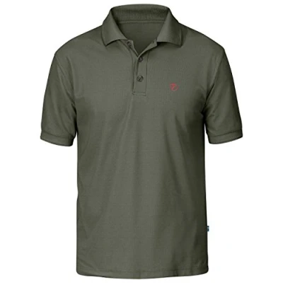 Abbildung von Fjällräven Herren Polohemd Crowley Pique, Mountain Grey, XS, F81783 032