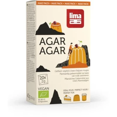 Abbildung von Lima Agar Maxi Pack 2 Gramm Bio (20 Beutel) 20 Taschen Reform