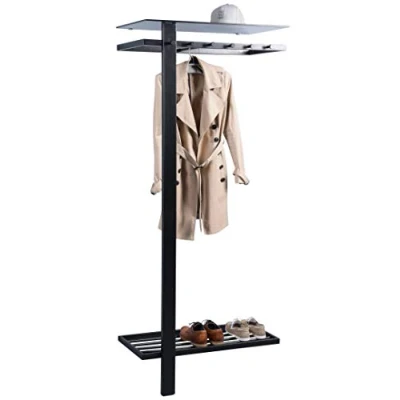 Abbildung von M2 Kollektion Barcelona Wandgarderobe, Metall, B/H/T = 80x190x43cm