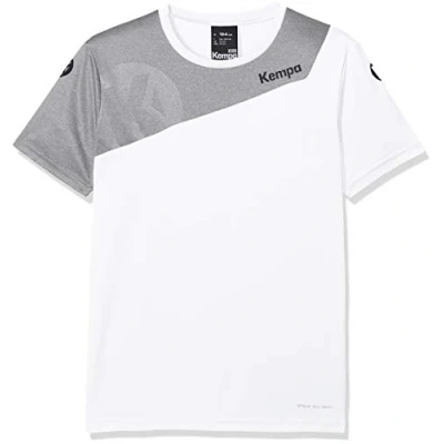 Abbildung von Kempa Kinder Core 2.0 Trikot, weiß/Dark grau Melange, 116