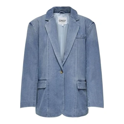 Abbildung von ONLY Onlcory Jeansjacke, Damen, Größe: Medium, Light blue denim