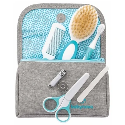Abbildung von Babynova Babypflege Set Erstlingsset zur Nagel und Hautpflege 12tlg, 12 tlg.