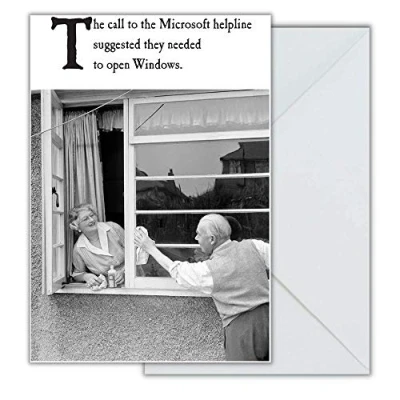 Abbildung von Emotional Rescue Lustige Geburtstagskarte, lustig, Fenster, Grußkarten, mehrfarbig, 170 x 120 mm