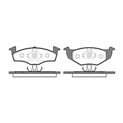 Abbildung von ROADHOUSE 2609.20 Bremsbelagsatz Vorderachse mit Klebefolie Zubehör, Feder VOLKSWAGEN: Polo IV Schrägheck, GOLF 3, Lupo / 3L