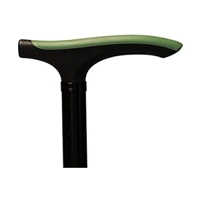 Abbildung von T Handle Advance Gehstock aus Aluminium, ausziehbar, faltbar, Grün