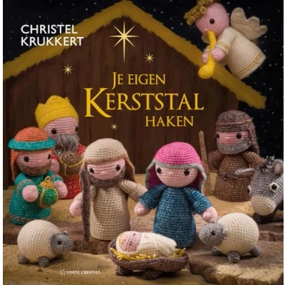 Abbildung von Je eigen kerststal haken: tekst en illustraties Christel Krukkert ; fotografie Gerhard Witteveen (Christels amigurumi)