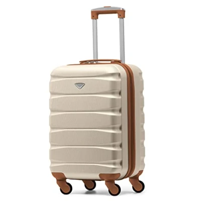 Abbildung von Flight Knight Leichte 4 Rad abs hartschalenkoffer Handgepack, Zugelassen Fur Uber 35 Fluggesellschaften, Einschließlich Easyjet, Maximale Große KLM Und Air France 55x35x25cm